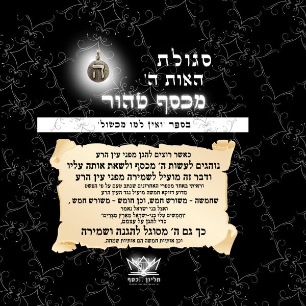 סגולת ה' - אין לעמו מכשול